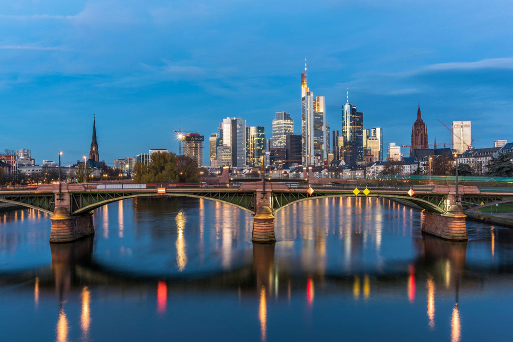 Frankfurt Skyline Langzeitbelichtung Fotografie